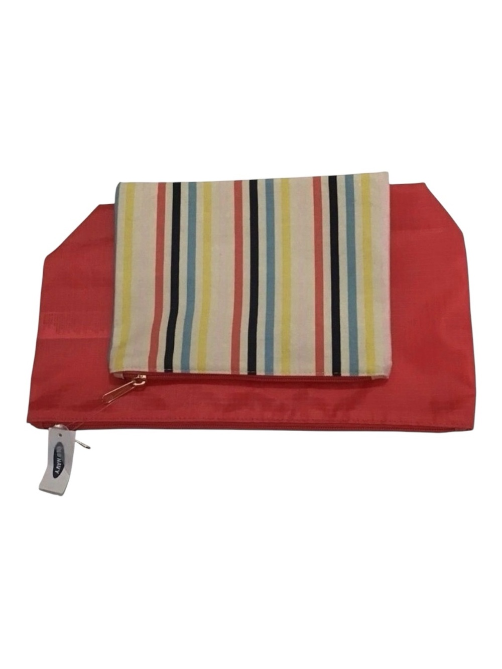Set of 2 cosmetic bags new With Tag Washable summer pouches